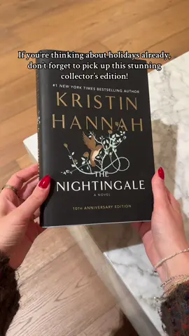 This beloved New York Times bestselling novel is perfect for any fan who loves to read, or wants to get into reading! Will look perfect on their bookshelf this holiday season #thenightingale #kristinhannah #BookTok #bookrecs #historicalfiction 