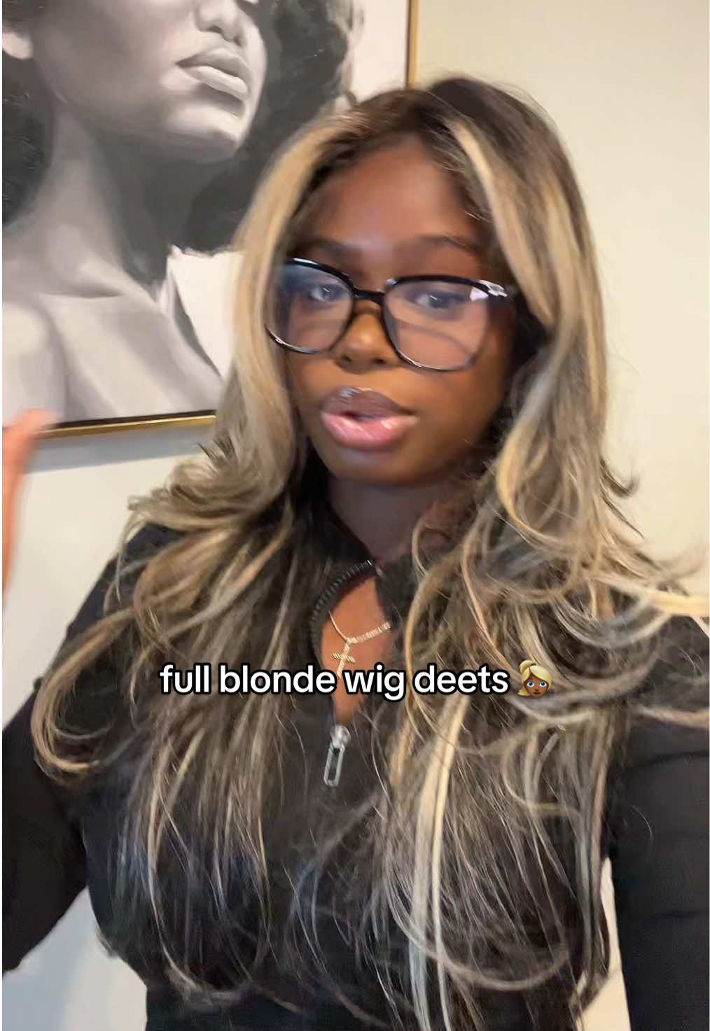 Replying to @Miss.Capricorn everythinggg you need 🤍 #fyp #blackgirlblonde #blondehighlights #blondewig #yagirlhanz 