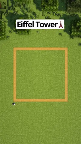 Minecraft Eiffel Tower House🥐 #Minecraft #minecraftbuilding #minecraftbuilds #minecrafttutorial 