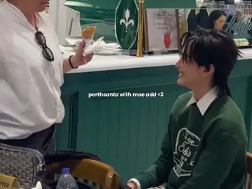 loveyou , mae add 💗🤏🏻 #perthtanapon #santapongsapak #perthsanta #fypppppppp 