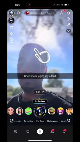 New filter alert from Snapchat. @snapchat #SnapchatImagineAI 