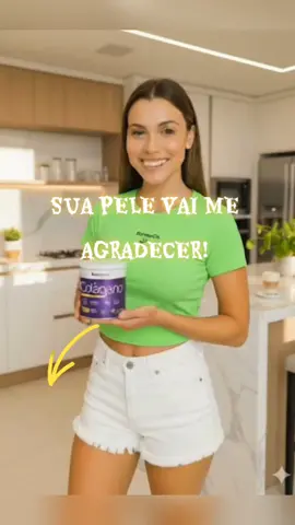 Colágeno Verisol com Ácido Hialurônico em Pó #PELE #acidohialuronico #pelesaudavel #rosto #mulher 