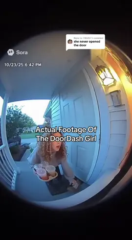 Replying to @☆RAiN☆ people will say this is AI 🤦🏽‍♂️  #DoorDash #DoorDashGirl #Sora #Ai #trending 