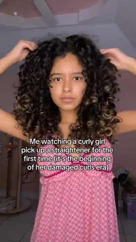 A curly girls cannon event 💔 #curlyhair #curlyhairproblems #damagedcurls 