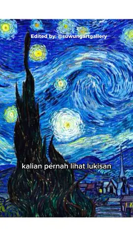 Lukisan “The Starry Night” karya Vincent van Gogh adalah salah satu karya paling ikonik dalam sejarah seni dunia. 🌌 Dilukis pada tahun 1889 saat Van Gogh berada di rumah sakit jiwa Saint-Rémy, karya ini menggambarkan pemandangan malam dengan langit berputar penuh energi dan emosi. Dengan sapuan kuas tebal dan warna biru mendominasi, Van Gogh berhasil menampilkan perpaduan antara keindahan alam dan gejolak batin. Meski terlihat damai, langit berputar dalam lukisan ini mencerminkan perasaan cemas dan pencarian makna hidup sang seniman. Kini, The Starry Night bukan hanya lukisan, tapi simbol dari kejeniusan dan penderitaan seorang seniman besar. #TheStarryNight #VincentVanGogh #VanGogh #LukisanTerkenal #KaryaSeniDunia #SeniLukis #ArtHistory #ClassicArt #Masterpiece #Impressionism #PostImpressionism #SejarahSeni #LukisanIkonik #MuseumOfModernArt