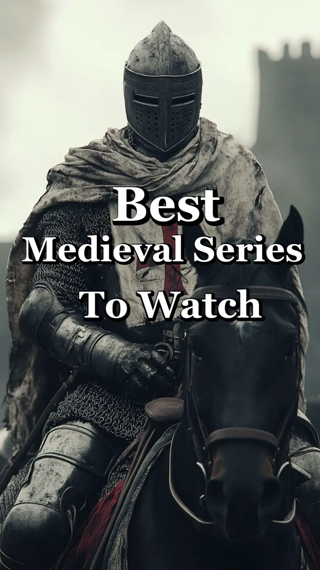 These medieval series will transport you to a world of knights, kings, and bloody battles. #medievaltiktok #movierecommendation #netflixseries #whattowatch #movietok 