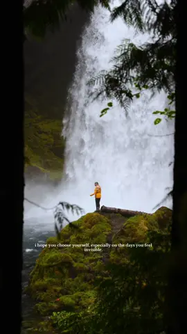 Choose yourself #waterfall #pnw #adventure #advice #nature 