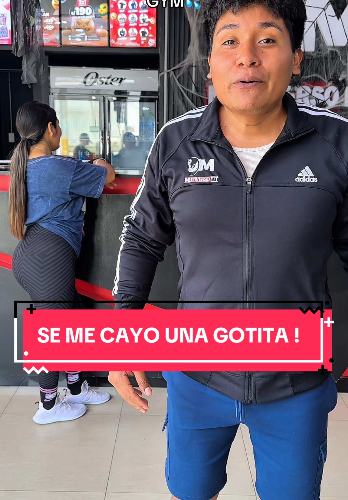Se me cayó una gotita #gym #humor #fyp 