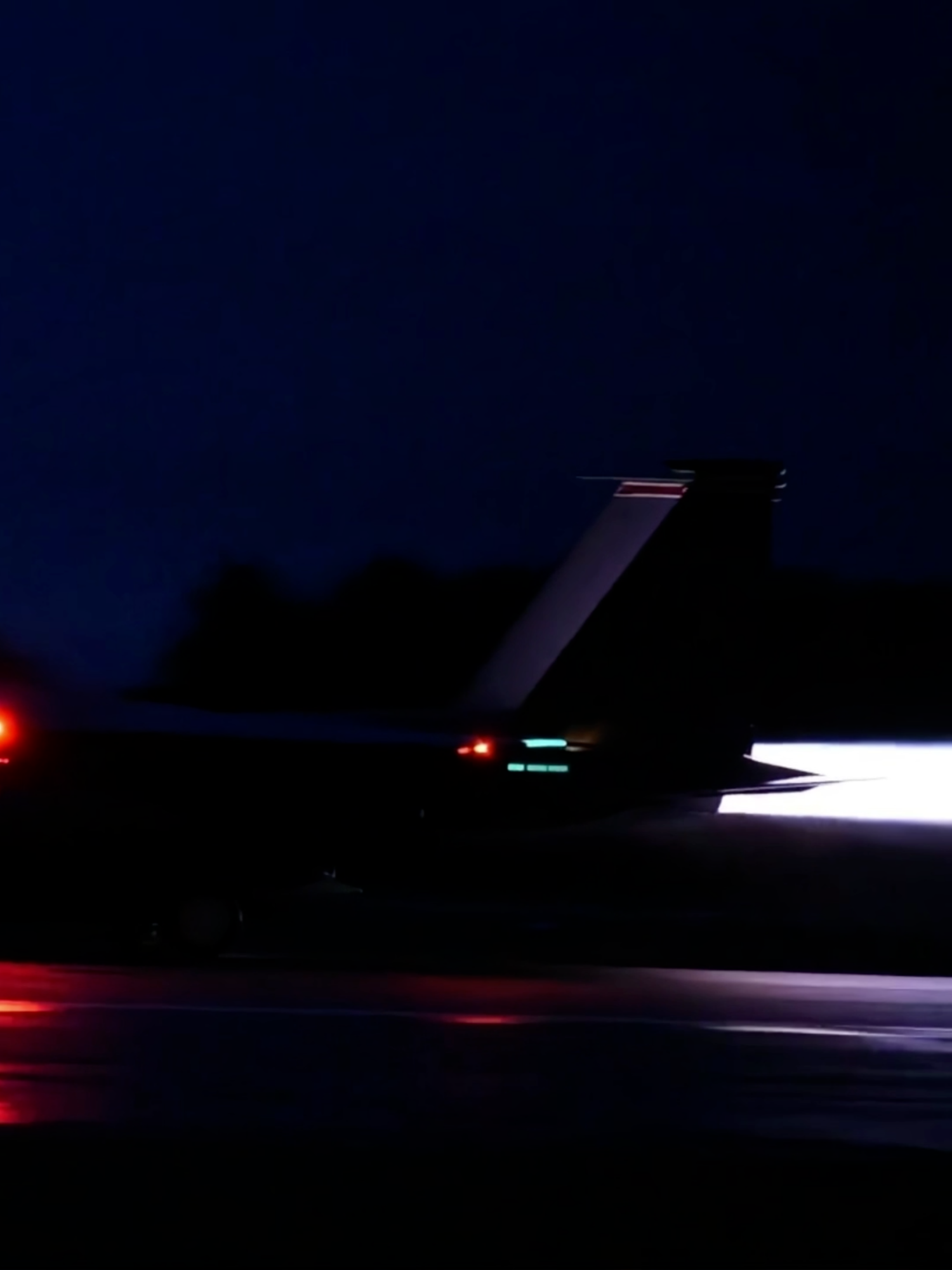 F-15 Eagle X Afterburners At Night. Such an absolute beauty at night.. Song: three by Cult Member #f15#hellyeah #fighterjet #fighterpilot #edit #airforce