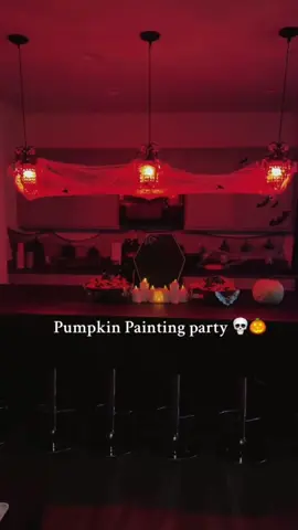Your sign to have a pumpkin painting party this fall #pumpkinseason #painting #party #halloween 