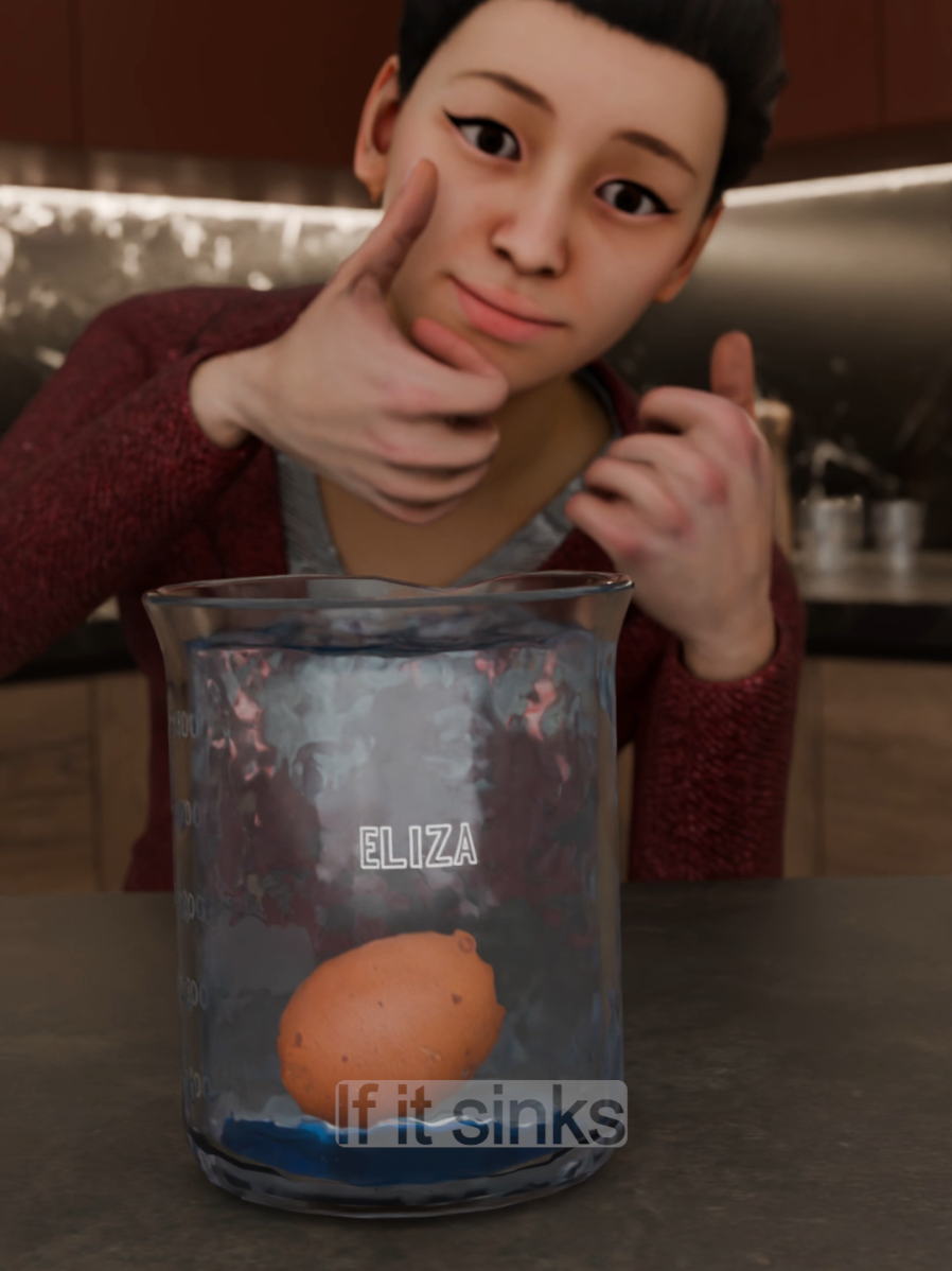 Is Your Egg SAFE to Eat? 🥚 The 10-Second Water Density Test!