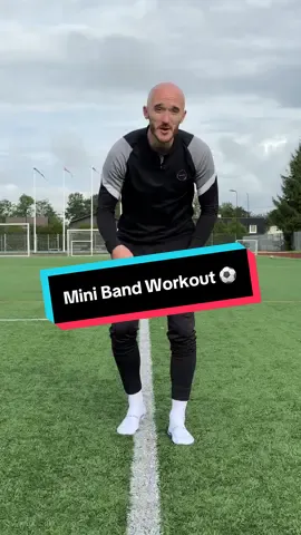 Mini Band Workout for Footballers ⚽️✅ #Soccer #soccertiktok #football 