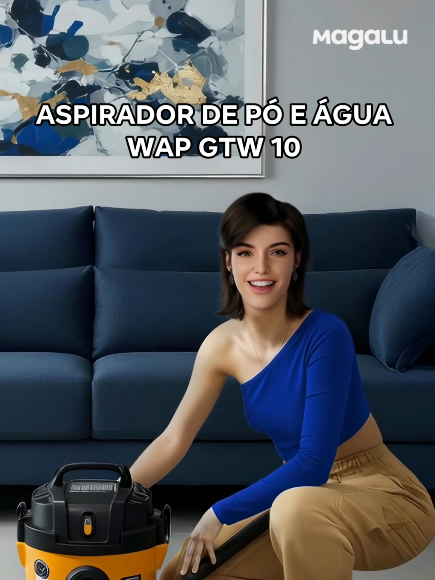 Você achou que era só um aspirador? Achou errado! 🤯 Além de ser mega potente pra aspirar pó e água, o WAP GTW 10 tem uma função SOPRO que vai salvar seu churrasco de domingo e encher a boia da piscina no verão. O verdadeiro 1001 utilidades! ✨ Qual função você mais curtiu? Comenta aqui! 👇 E claro que #TemNoMagalu! É só digitar esse código no App: 219060300