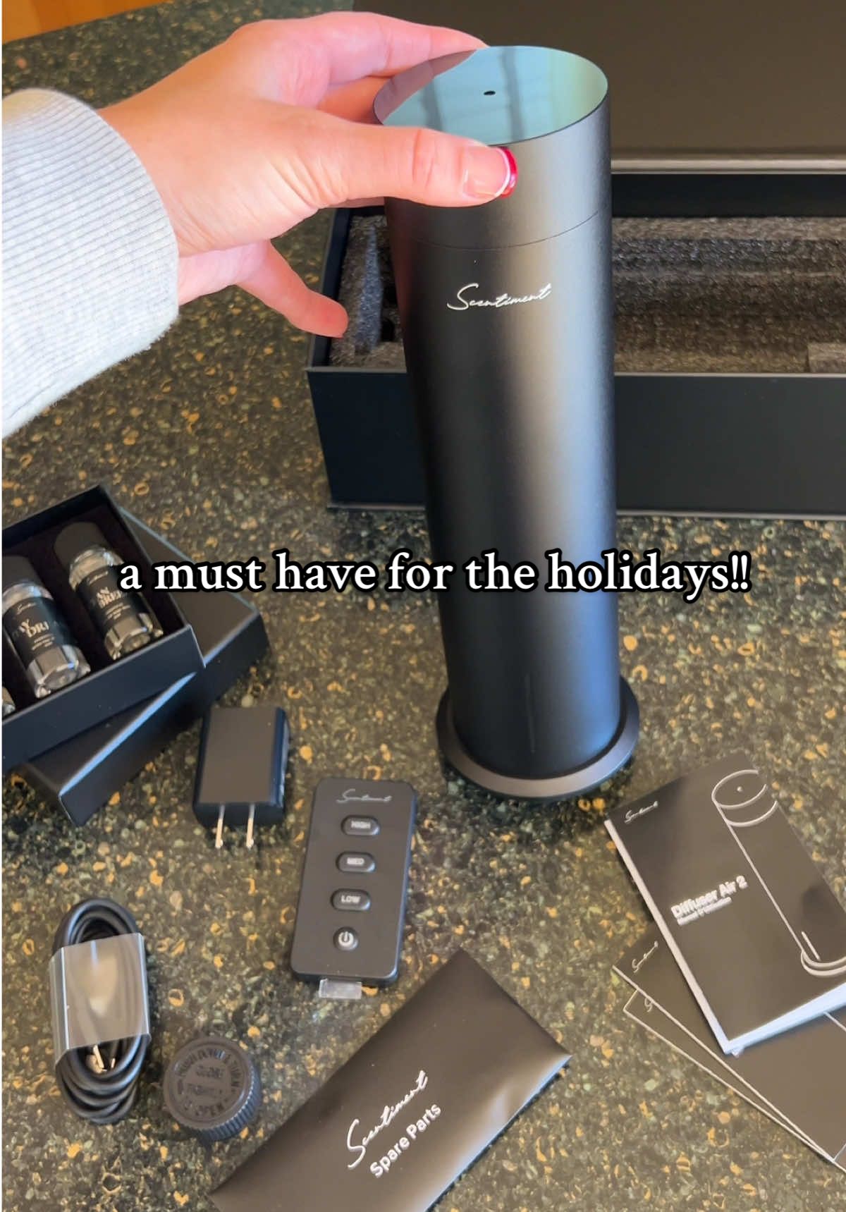 having a smelly home is not cute lol!! so excited to put this to good use 🖤 #diffuser #holidays #luxury #Home #homedecor 
