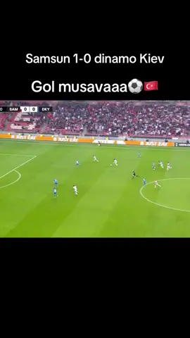 Samsunspor golü buldu musavooo🇹🇷⚽️#samsun #dinamokiev #gol #musava #fyp 