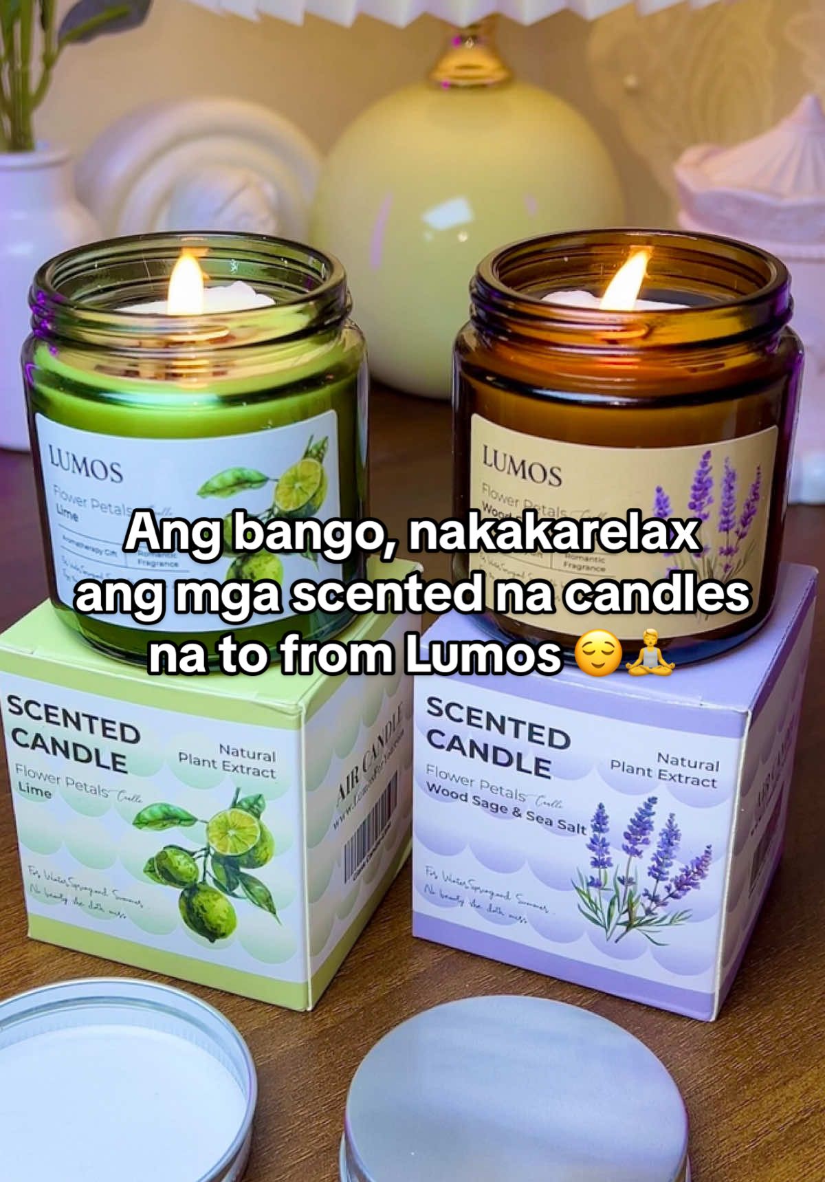 Ang bango, nakakarelax ang mga scented na candles na to from Lumos😌🧘 #lumos #candles #lumosscentedcandle #scentedcandle #scentedcandles @Lumos PH 
