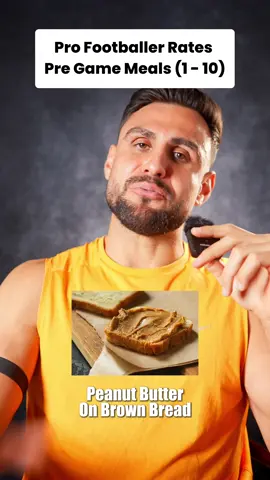 Rating Pre Match Meals from 1 to 10.. (Part 1!) What’s your go to meal before a game? 👀 Let me know below 👇  #nutrition #athlete #football #footballtips #soccertiktok 