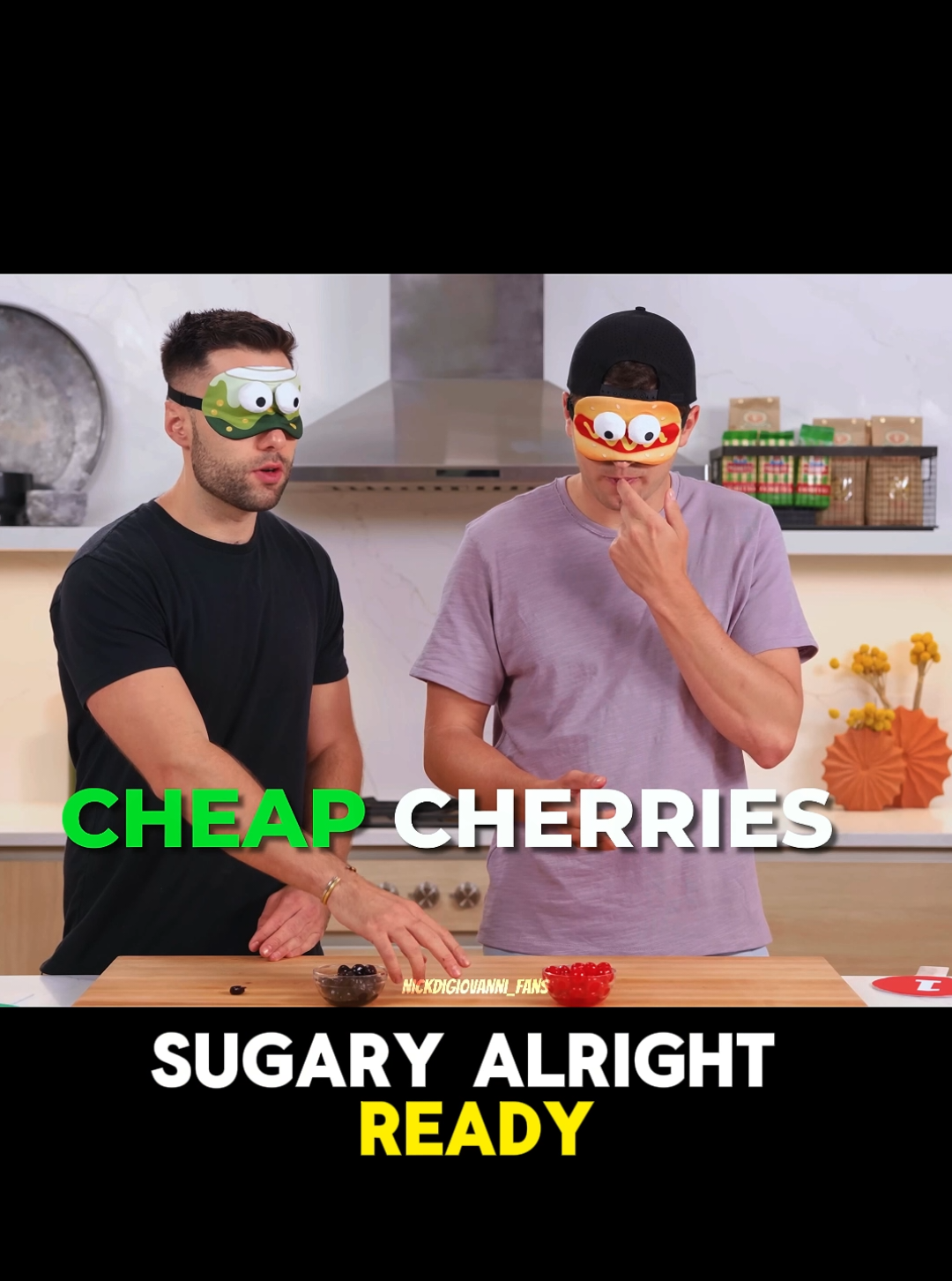 Time To Taste Cheap Vs Expensive Cherries  #cheapvsexpensive #trending #cherries #nickdigiovanni #viral 