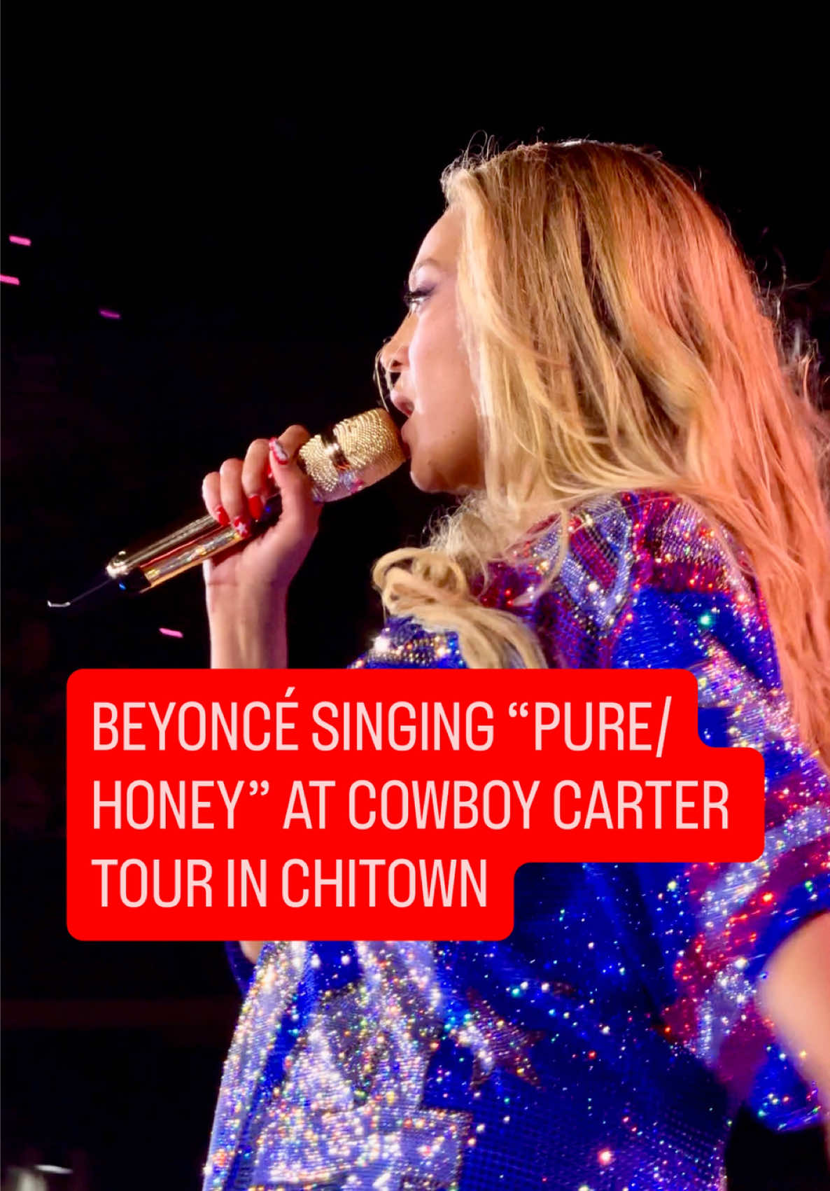 @Beyoncé mixing #SWEETHONEY & #PUREHONEY was a #COWBOYCARTERTOUR highlight every night 😍 #COWBOYCARTER #beyoncé 
