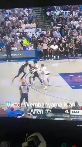 Victor Wembanyama is insane 🤯 #fyp #alien #victorwembanyama #funny #NBA 