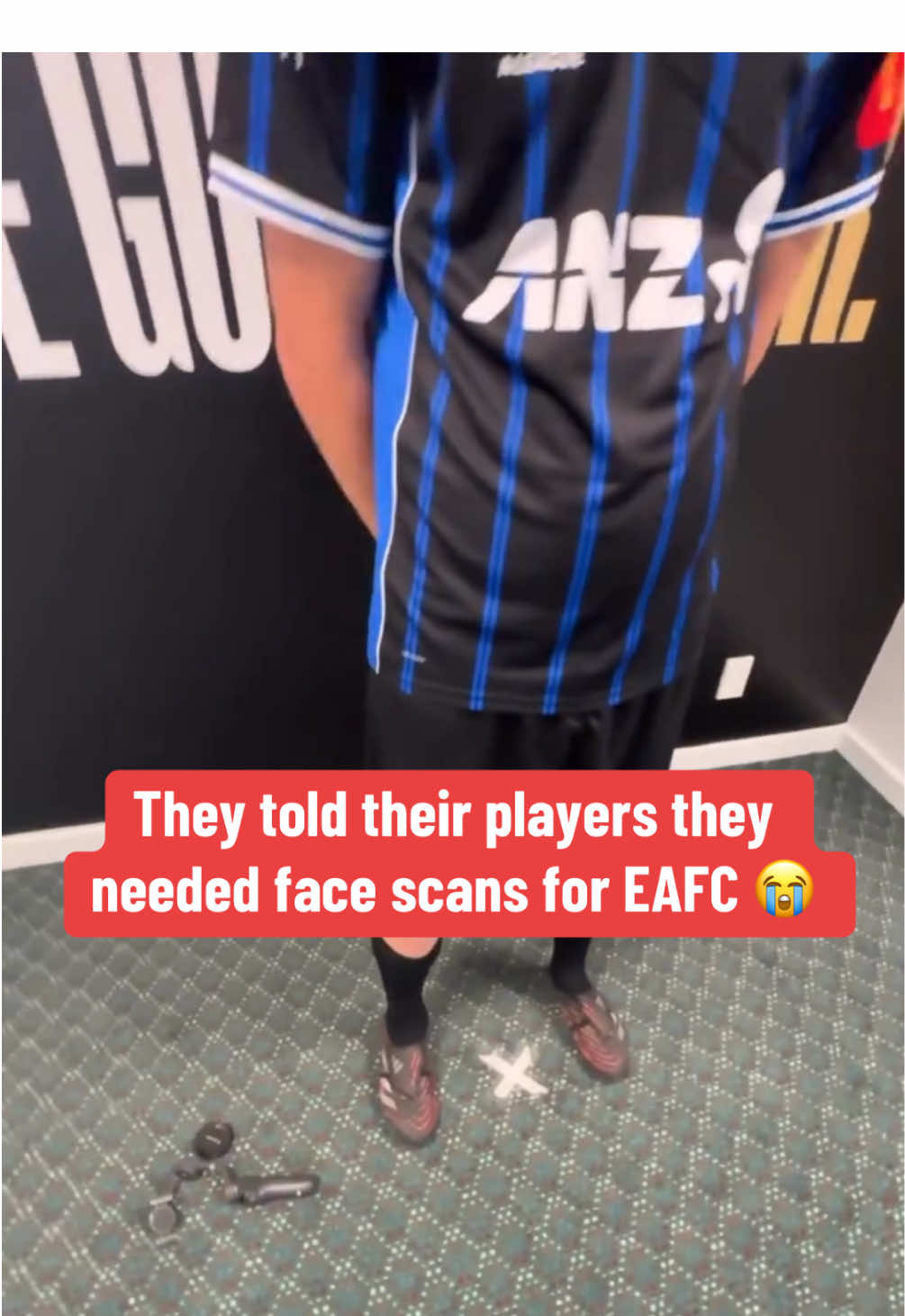 “You can’t say that!” 🤣 (via @Auckland FC) #Soccer #videogames #football #eafc #fifa 