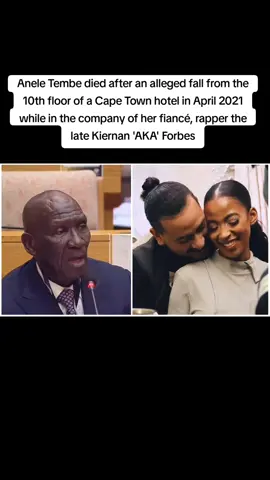 “I'm sure you'll hear one day that there is an inquest in the death of Moses Tembe's daughter, honourable member police did the investigation and they believed that, that daughter was murdered” Former Police Minister Bheki Cele Anele Tembe died after an alleged fall from the 10th floor of a #CapeTown hotel in April 2021 while in the company of her fiancé, rapper the late #Kiernan #aka AKA Forbes #AdHoc #SouthAfrica #newslivesa #newsstories 