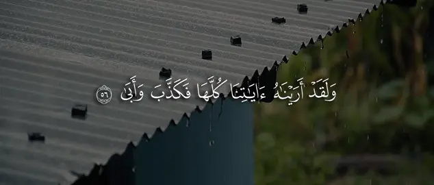 ﴿ وَلَقَدْ أَرَيْنَاهُ آيَاتِنَا كُلَّهَا فَكَذَّبَ وَأَبَىٰ﴾                 #محمد_ايوب #قران_كريم #قران #quran 