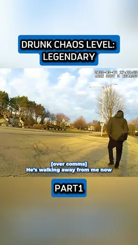 DRUNK CHAOS LEVEL: LEGENDARY#drunkfails #bodycam #policeencounter