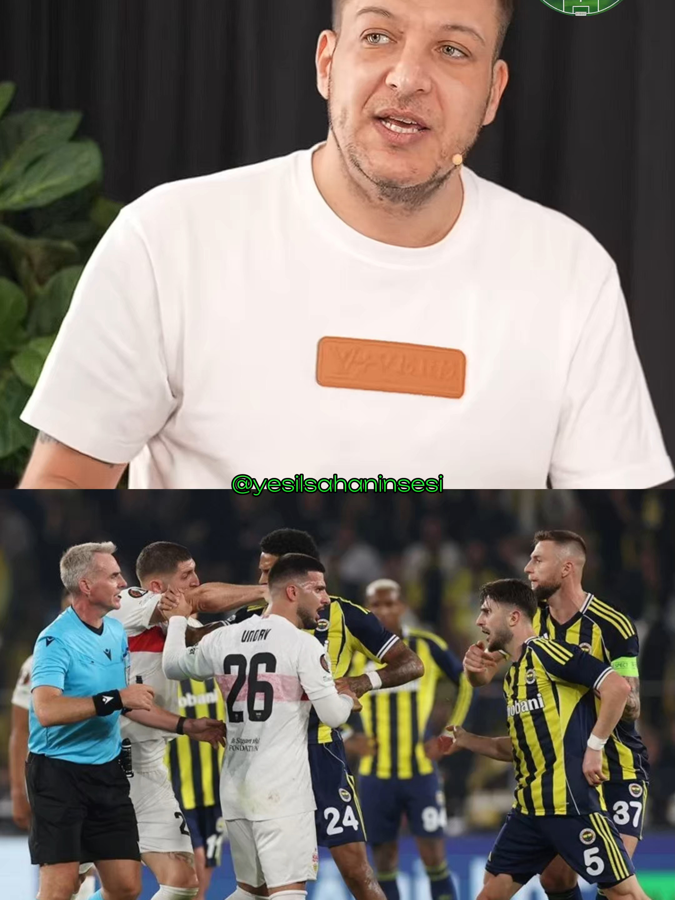 Batuhan Karadeniz: Hakem Fenerbahçe'ye galibiyeti getirmemek için her şeyi yaptı.. #batuhankaradeniz #fenerbahçe #stuttgart #ismailyüksek #denizundav