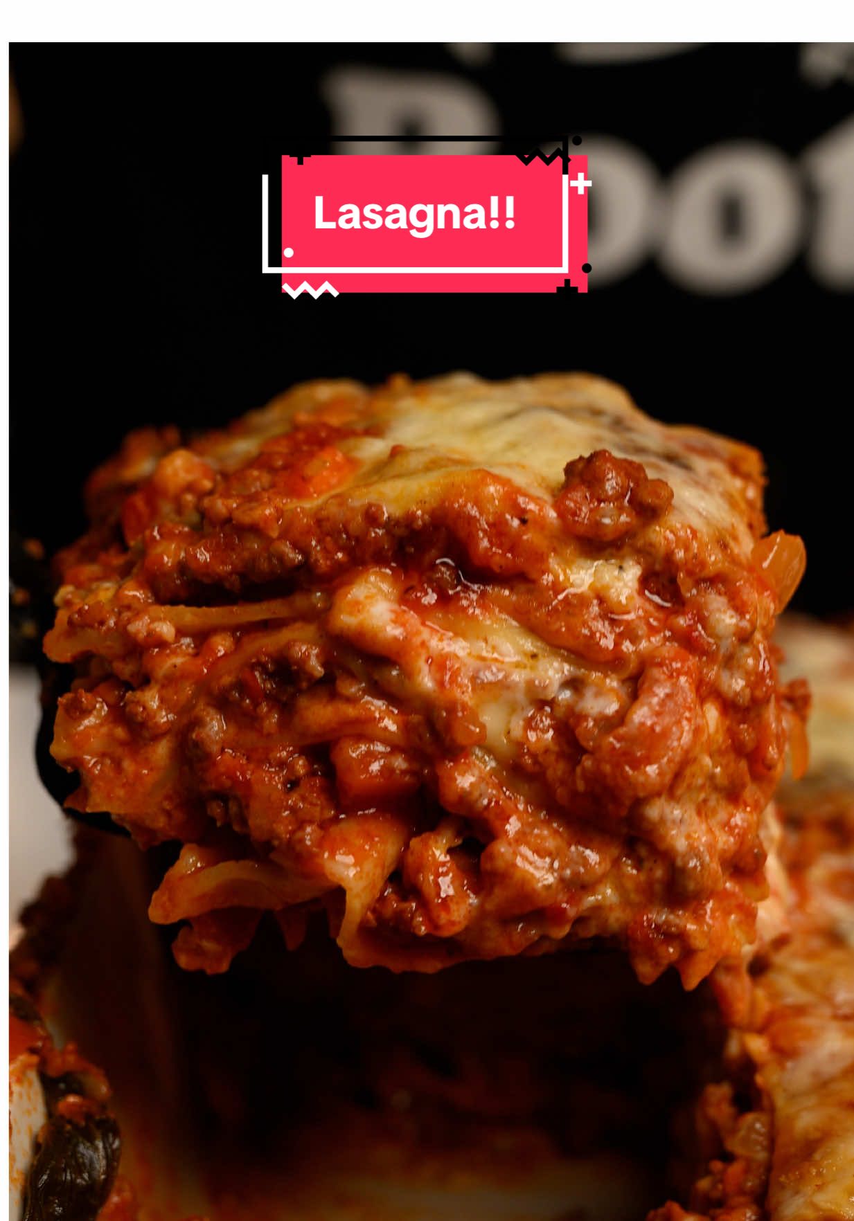 Super easy beef + cheese lasagna — layers of rich beef ragu, silky béchamel, and way too much mozzarella + parm. Comfort food done right — slow-braised flavor, but weeknight simple. Golden, bubbly, and just ridiculous. Save this one for your next Sunday dinner. Recipe, Ingredients: 	•	4–6 strips bacon, diced 	•	1 large onion, diced 	•	2 stalks celery, diced 	•	1–2 carrots, diced 	•	3–4 cloves garlic, minced 	•	1½ lb ground beef 	•	3–4 cups marinara or tomato sauce 	•	1 sprig fresh basil 	•	½ tsp dried oregano 	•	Salt + black pepper, to taste 	•	9–12 lasagna sheets (fresh or dry, parboiled if needed) 	•	2 cups mozzarella, shredded 	•	½ cup parmesan, grated Béchamel Sauce: 	•	4 tbsp butter 	•	4 tbsp flour 	•	3 cups milk (warm) 	•	Salt + black pepper 	•	Pinch of nutmeg Method: 	1.	Render bacon in a large pan until crispy. Remove and set aside. 	2.	In the same pan, sauté onion, celery, carrot in olive oil until soft, 6–8 min. Add garlic, cook 1 min more. 	3.	Add ground beef, season, and brown well. Add bacon back in, then stir in tomato sauce, basil, and oregano. Simmer gently 45–60 min until rich and thick. 	4.	Meanwhile, make the béchamel: melt butter, whisk in flour for 1–2 min, slowly add warm milk, and whisk until smooth. Season with salt, pepper, and nutmeg. 	5.	To assemble, layer in a baking dish: beef ragu → pasta sheets → béchamel → mozzarella + parmesan. Repeat until full, finishing with cheese on top. 	6.	Cover with foil and bake at 375°F (190°C) for 35–40 min. 	7.	Uncover and bake another 15–20 min until golden and bubbly. 	8.	Rest 45–60 min before slicing so it holds its shape.  #EasyRecipes #lasgana #torontochef 