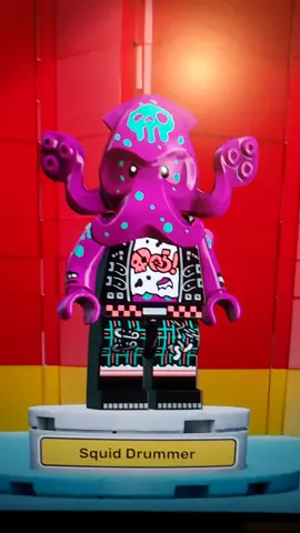 the squid drummer is my favorite minifigure in lego party #legoparty #lego #comedy #skits #viral 