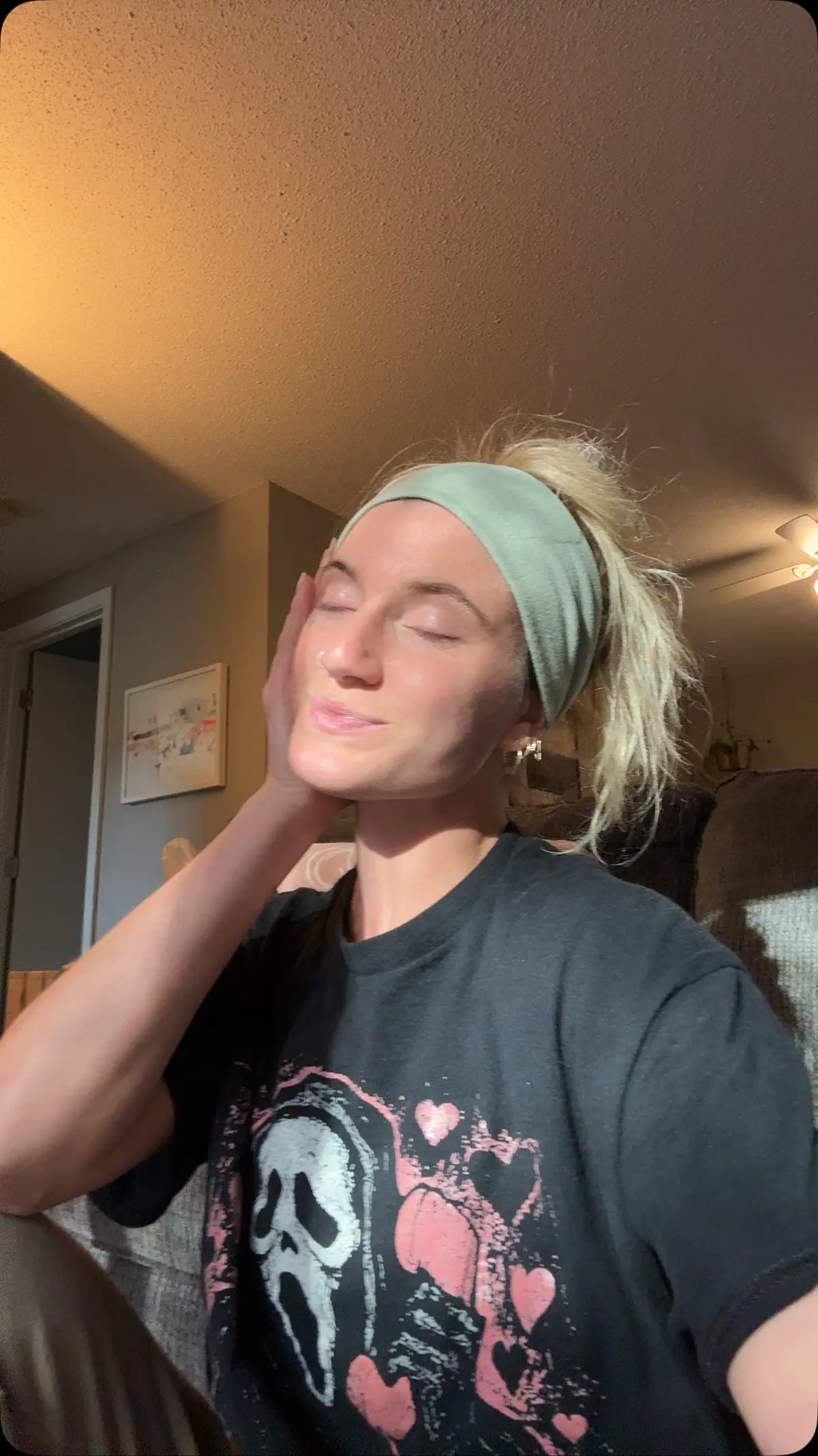 Taking a pic and letting TikTok choose my sound..  I cry. 