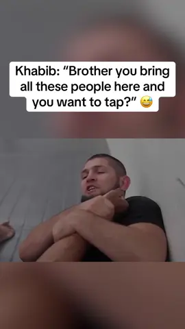 #Khabib shows no mercy 😂 #UFC #mma #ufc321 #submission (via @UFC)