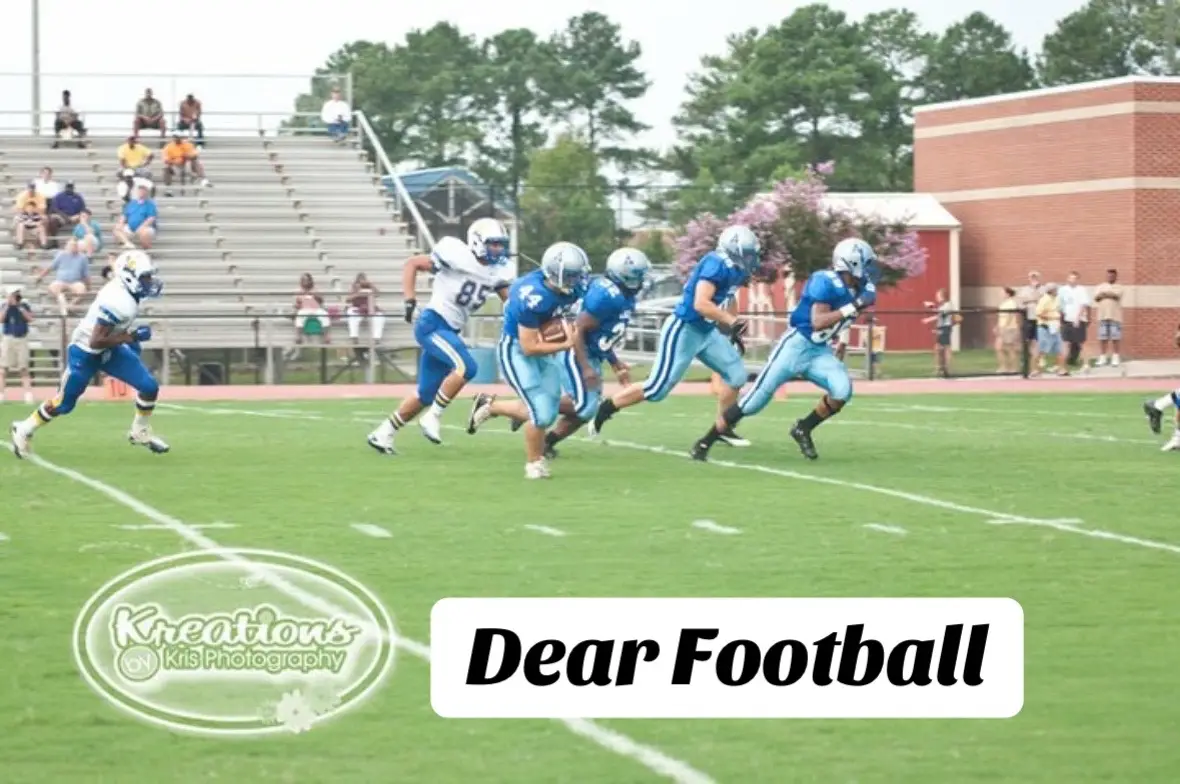 A lot of people have told me to “CLOSE THE YEARBOOK SKROCKI!” And they may be right… but I look back on my memories of playing high school football and it’s nothing but positivity. I film high school sports so that kids can have the memories looking back to tell their kids “That was me… it was one of the best times of my life”. So here’s to you football, for being the greatest game ever made #hsfootball #highschoolfootball #football #fyp 