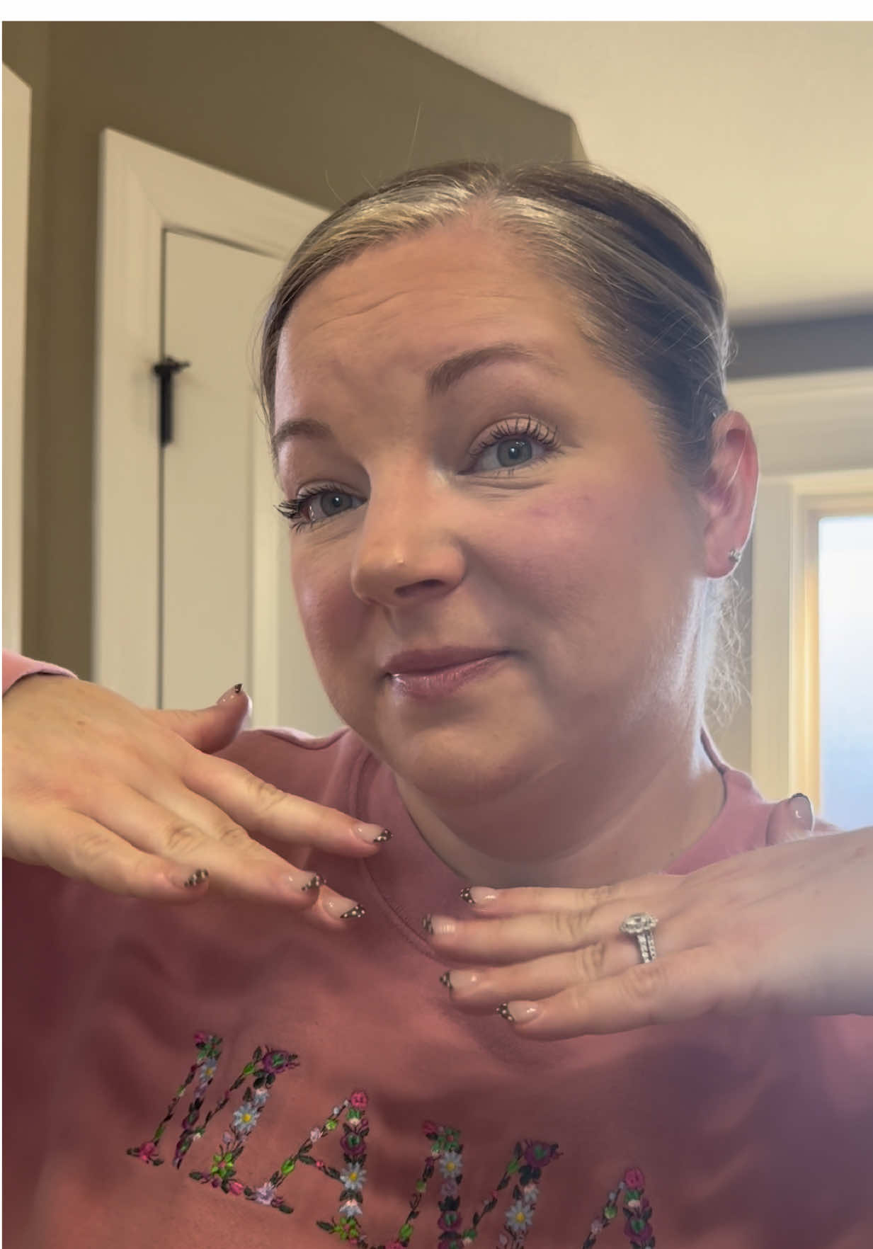 I actually did my make up today! Happy Thursday! #GRWM #DITL #MomsofTikTok 
