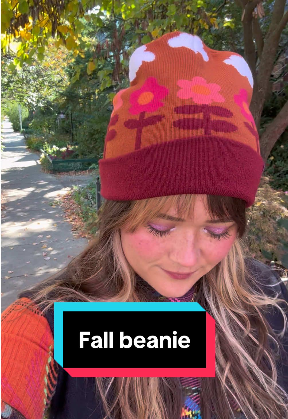 Thank you all so much for all the love on my beanie design! I know I need more color to help me through the cold so I wanted to design a cute beanie 🥹🌼#whimsy #whimsicalfashion #colorfulstyle #winterfashion #fallfashion 
