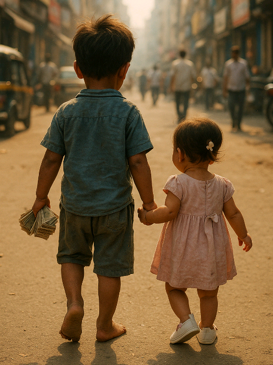 💔 Two Little Souls, One Big Struggle – A Story That Breaks Silence #EmotionalStory #InnocenceAndStruggle #IndianKids #RealLifeCinema #HeartTouching