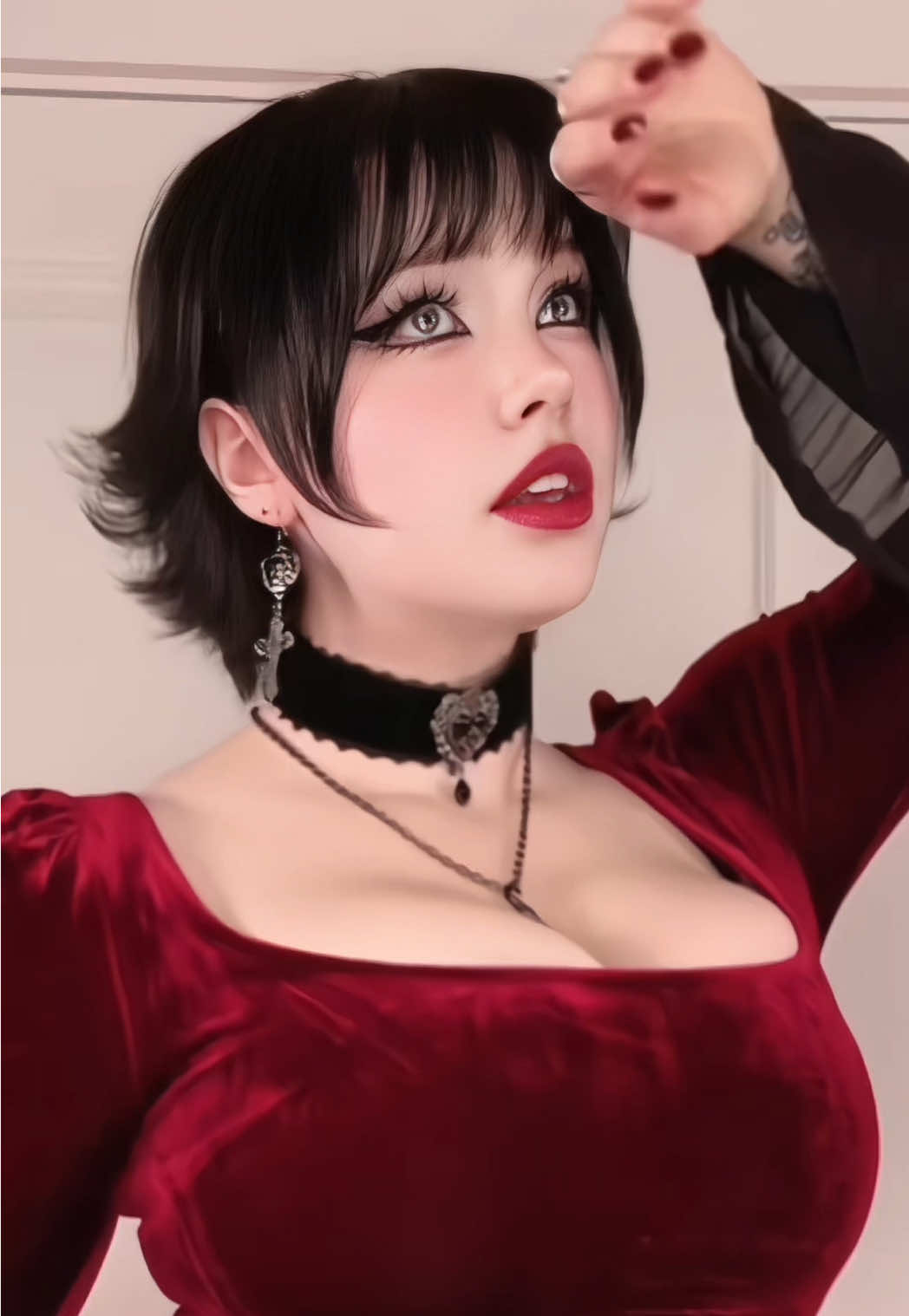 I love this song sm #altgirl #egirl #cosplayer #altoutfit #gothgirl 