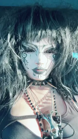 this lewk is so pretty, i feel like a doll #fyp #goth #gothmakeup