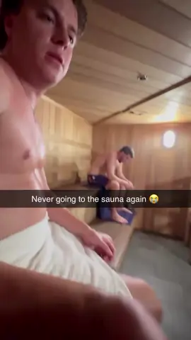 Never Going To The Sauna Again #trend #sauna #workout #gym #funny 
