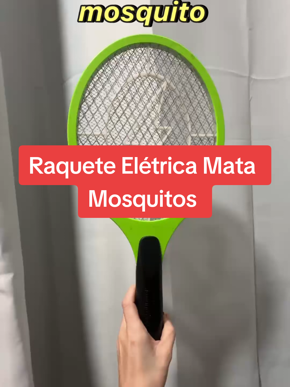 Raquete Elétrica Mata Mosquitos #raquete #eletrica #mata #mosquitos #dicasachadinhoshopee 
