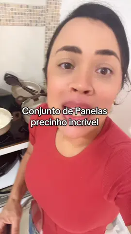 Conjunto de panelas antiaderente ditalia com o preço maravilhoso! #panelas #tiktokshopchegou 