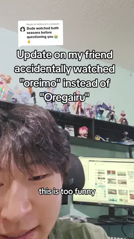 Replying to @hollow.tv Comment below what I should recommend him next  #anime #animerecommendations #oregairu 