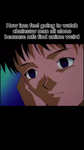 And then you realise you get all the snacks to yourself 🙏 #fyp #neongenesisevangelion #chainsawman #shinji #anime 