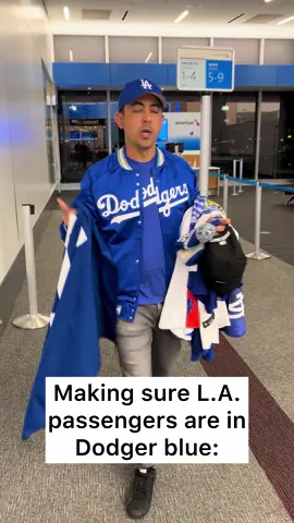 Gotta represent L.A. as we head to Toronto for the World Series!  Let’s Goooooo!  #dodgers @Los Angeles Dodgers 