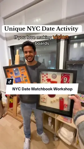 Unique NYC Date Activity! ✨ Take a matchbook workshop! @artishouse_nyc @New York Bucket List  #nycdatenight #thingstodoinnyc #matchbook #nybucketlist #nycactivities 