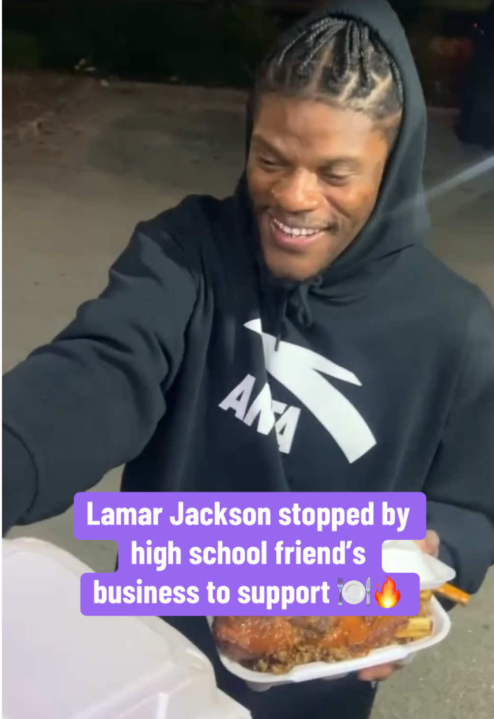 Lamar Jackson was eating good during Ravens bye week 💯 (via @New FlavorZ) #nfl #football #nflfootball #lamarjackson