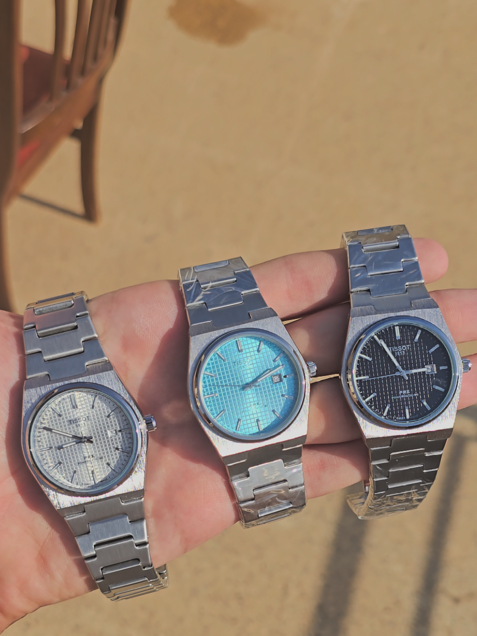 Tissot PRX  En acier inoxydable  Water resistant  High-quality  Prix:3600da Livraison 58 Wilaya 🛵 📦 