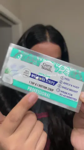 Who loves a quick and easy result for white teeth?🤭 @GuruNanda LLC @Puneet Nanda bridge the gap  #gurunanda #gurunandawhiteningstrips #whiteningstrips #whiteteeth #fyp 