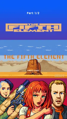 🎬 Super Bit Cinema presents… THE FIFTH ELEMENT — Part 1/2 Leeloo is created from ancient DNA, escapes into Korben Dallas’s cab, and together they uncover a cosmic mission. Meanwhile, Zorg tests his deadly new weapon as Earth’s fate hangs in the balance. 🌍💥 #movies #T#TheFifthElementleeloo #films #pixelart
